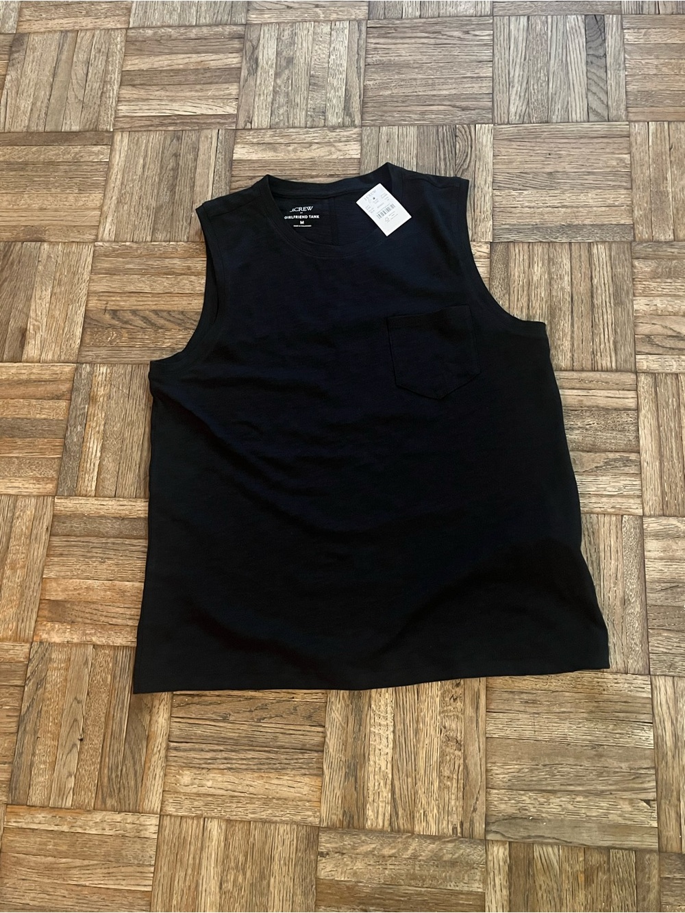 J. Crew Girlfriend Sleeveless Pocket Tank